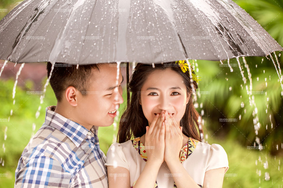 雨景婚紗照